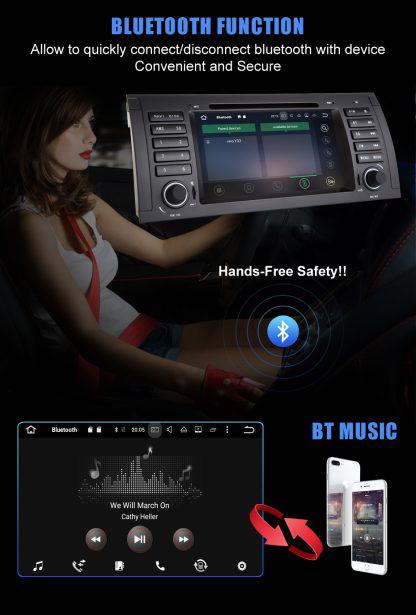 Ηχοσύστημα αυτοκινήτου 2DIN – BMW E39 – Android - JA-7235 - Image 4