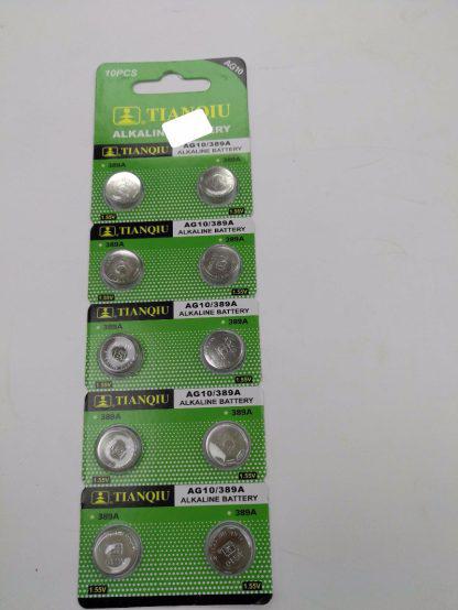 Αλκαλικές μπαταρίες - AG10/389A - 1.55V - 10pcs - 681101 - Image 2