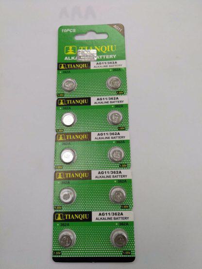 Αλκαλικές μπαταρίες - AG11/362A – 1.55V - 10pcs - 681118 - Image 2