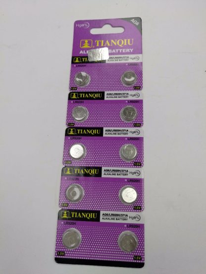 Αλκαλικές μπαταρίες - AG6/LR920H/371A – 1.5V - 10pcs - 681064 - Image 2