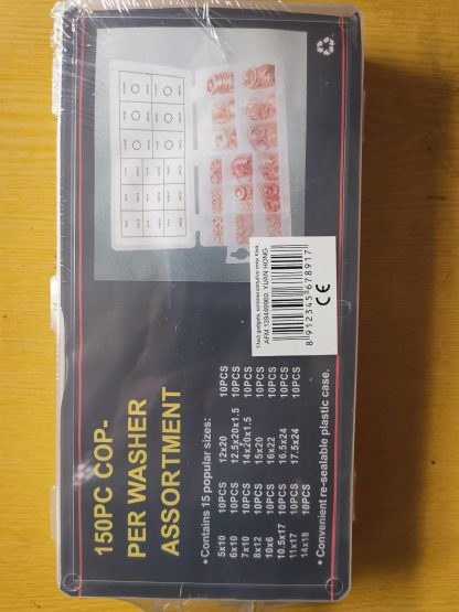 Copper washer assortments - 150 pcs - 678177 - Image 4