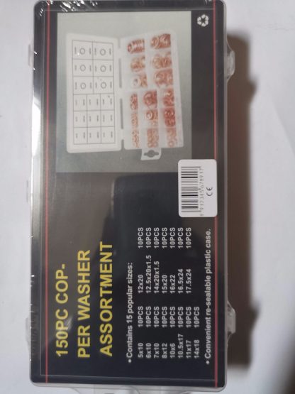 Copper washer assortments - 150 pcs - 678177 - Image 2