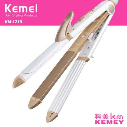 Ισιωτική μαλλιών - 3in1 - KM-1213 - Multistyler - Kemei - Image 3