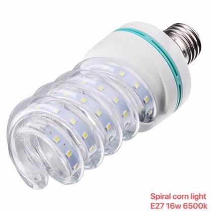 Λάμπα LED - Spiral Corn - E27 - 16W - 6500K - 356977 - Image 2