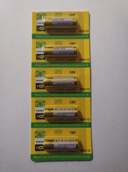 Αλκαλικές μπαταρίες - 27A - 12V - 5pcs - 400024 - Image 2
