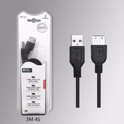 Καλώδιο USB Male/Female - 3m - 4S - 197536 - Image 2