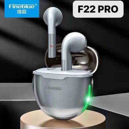 Ασύρματα ακουστικά Bluetooth - Fineblue - F22 Pro - 700123 - Grey - Image 2