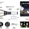Επαναφορτιζόμενος φακός LED - T55 - 559854 - Image 2