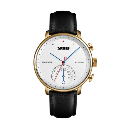 Αναλογικό ρολόι χειρός – Skmei - 1399 - 213992 - White/Gold