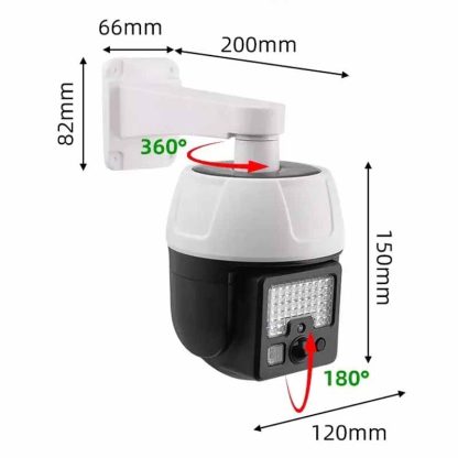 Ηλιακός προβολέας LED & Dummy Camera - 5118-1 - 311810 - Image 2