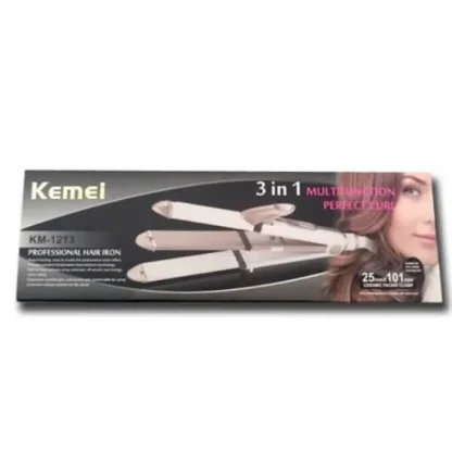Ισιωτική μαλλιών - 3in1 - KM-1213 - Multistyler - Kemei - Image 2