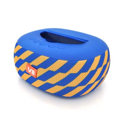 Ασύρματο ηχείο Bluetooth με βάση smarphone - V8 - 716880 - Yellow Blue - Image 2