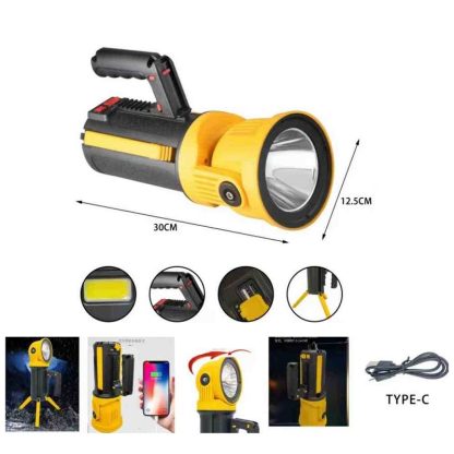 Επαναφορτιζόμενος φακός LED - 5164-1 - 751645 - Image 2