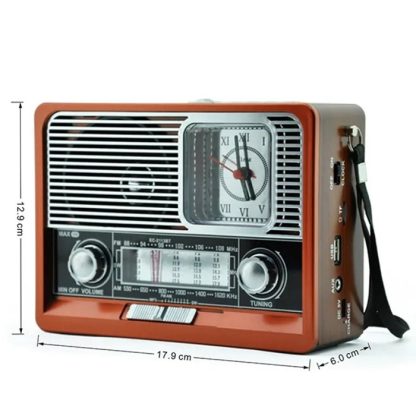 Επαναφορτιζόμενο ραδιόφωνο Retro - ΕK105 - 830128 - Image 3