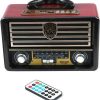 Επαναφορτιζόμενο ραδιόφωνο Retro - M-113-BT - 861138 - Image 2