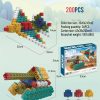 Σετ τουβλάκια κατασκευών DIY - 200pcs - CXL200-85 - 130663 - Image 2