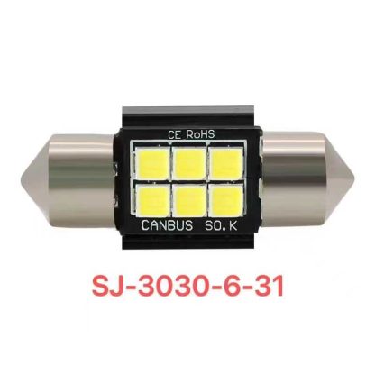 Λαμπτήρας LED - 3030-6-31 - Canbus - 2pcs - 674094 - Image 2