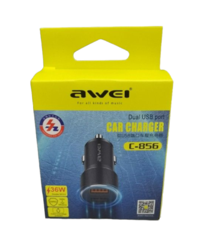 Φορτιστής αναπτήρα αυτοκινήτου - Quick Charger - C-856 - AWEI - 006521 - Image 3