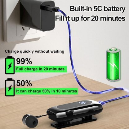 Ασύρματο ακουστικό Bluetooth - K55 - 231055 - Silver - Image 3