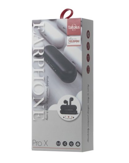 Ασύρματα ακουστικά με θήκη φόρτισης - PRO X - 352451 - Black - Image 3