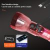 Επαναφορτιζόμενος φακός LED με ηλιακό πάνελ - X38 - 374509 - Image 2