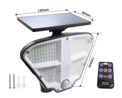 Ηλιακός προβολέας LED με αισθητήρα κίνησης - ZB-160-15 - 872000 - Image 2
