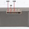 Ασύρματο ηχείο Bluetooth με 2 μικρόφωνα Karaoke - YS215 - 887271 - Grey - Image 2