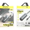 Αντάπτορας USB 2.0 Hub με 4 θύρες - Type-C - CL-122T - AWEI - 888070 - Image 3