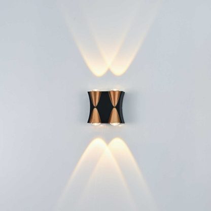 Επιτοίχιο φωτιστικό LED - Απλίκα - Warm White - 1014-4 - 941204 - Image 2