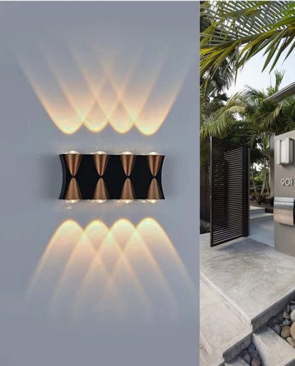 Επιτοίχιο φωτιστικό LED - Απλίκα - Warm White - 1014-8 - 941228 - Image 2