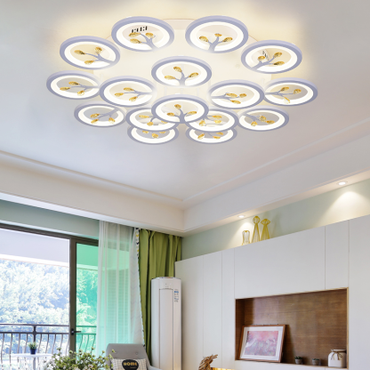 Φωτιστικό οροφής LED - Πλαφονιέρα με Dimmer - 5156-15WH - 943734 - Image 2