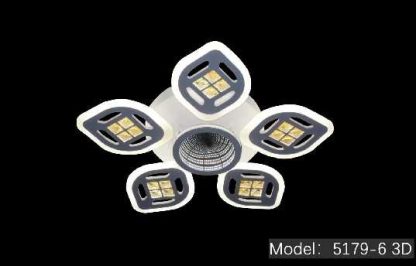Φωτιστικό οροφής LED - Πλαφονιέρα με Dimmer - 5179-6WH - 943765 - Image 2