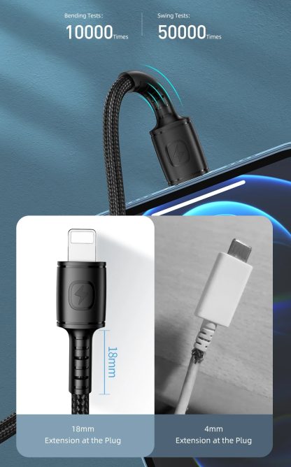 Καλώδιο φόρτισης & data - Type-C σε Lightning - CL-118L - 20W - AWEI - 887950 - Image 4