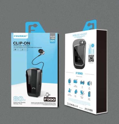 Ασύρματo ακουστικό Bluetooth - F990 - Fineblue - Black - Image 2