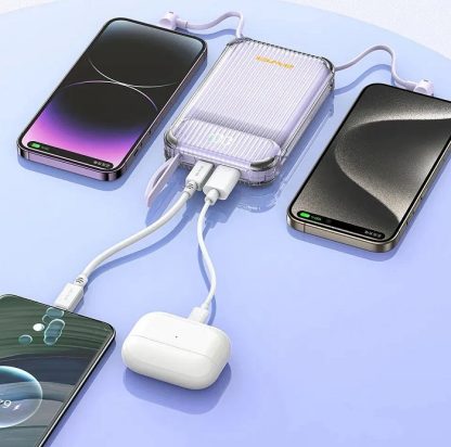 Powerbank - P89K - 10.000mah - AWEI - 007931 - Purple - Image 2
