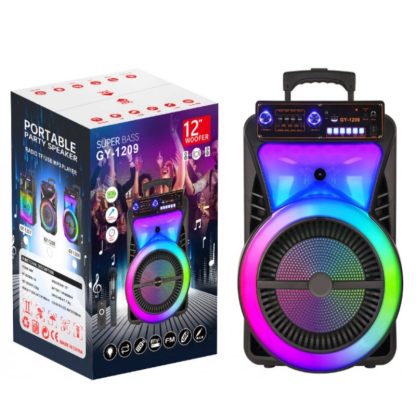 Φορητό ηχείο subwoofer με μικρόφωνο – GY1209 - 012091 - Image 2