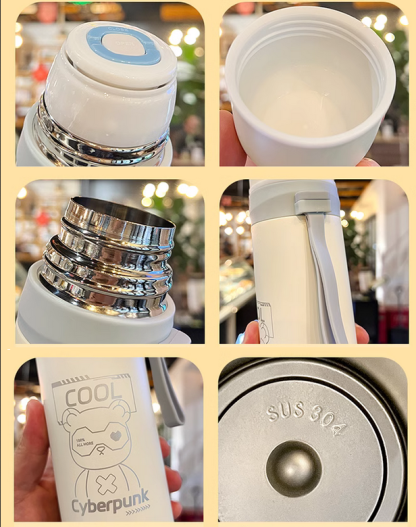 Φορητό παγούρι-θερμός - MX-2305 - 500ml - 104806 - White - Image 2
