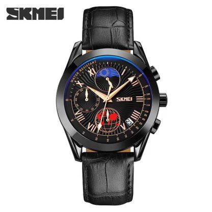 Αναλογικό ρολόι χειρός – Skmei - 9236 - Black - Image 2