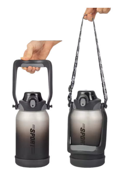 Φορητό παγούρι πλαστικό - PJ780 - 2100ml - 308079 - Black - Image 2