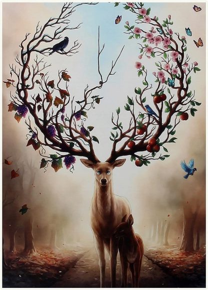 Puzzle 1000 κομματιών - Deer - 88325F - 310430 - Image 2