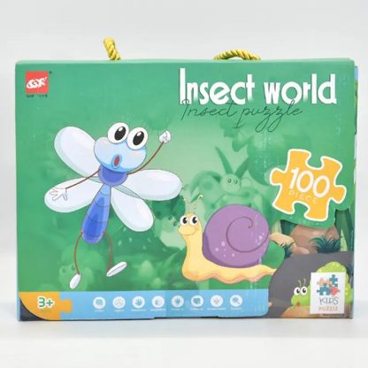 Παιδικό puzzle 100 κομματιών - Insect World - 61004 - 310442 - Image 3