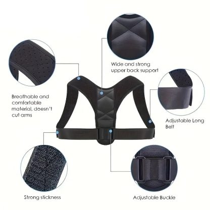 Ζώνη-ορθοστάτης πλάτης - Posture Correction Belt - 521005 - Image 3