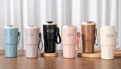 Φορητό παγούρι-θερμός - ZF006 - 600ml - 640062 - Pink - Image 3