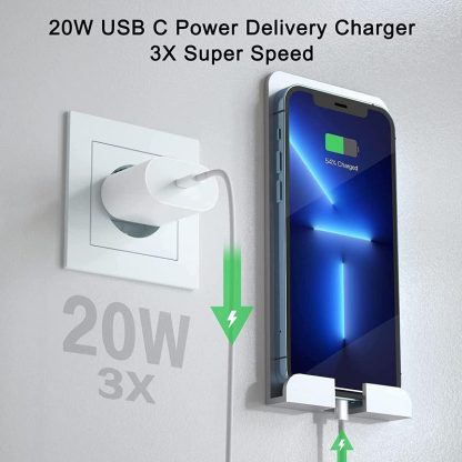 Αντάπτορας φόρτισης Fast Charge με θύρα Type-C - PD-20W - 810835 - Image 2