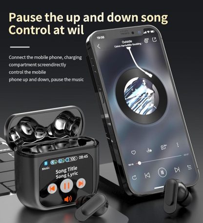 Ασύρματα ακουστικά Bluetooth με θήκη φόρτισης - SE60 - 811337 - White - Image 2