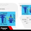 Σετ συνδετήρες αυτοκινήτου - 10pcs - R-F16101-08 - 180867 - Image 2