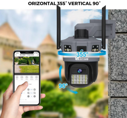 Κάμερα ασφαλείας IP - Dual - Security Camera - V380 - 4G - SD39 - 080045 - Image 3
