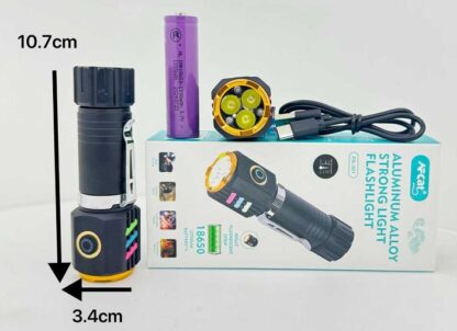 Επαναφορτιζόμενος φακός LED - 301 - 123538 - Image 2