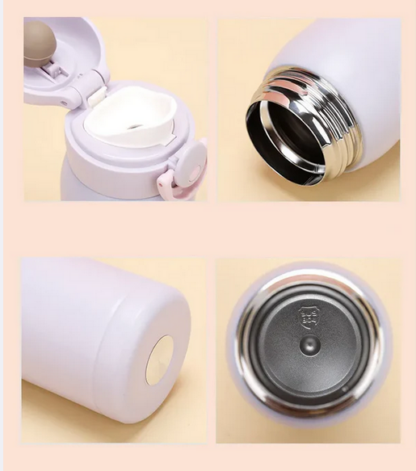 Φορητό παγούρι-θερμός - 350ml - 123842 - Beige - Image 2