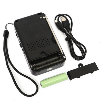 Φορητό ραδιόφωνο mini - KK67 - 410676 - Black - Image 3